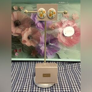 Avon Birthday Bouquet Earrings March
